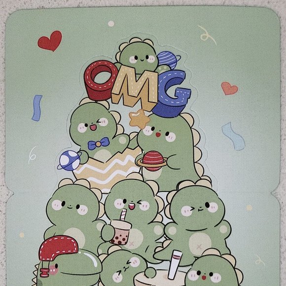 Baby Dinosaurs "Best Wishes" mini pop up greeting card without envelope - Picture 1 of 2